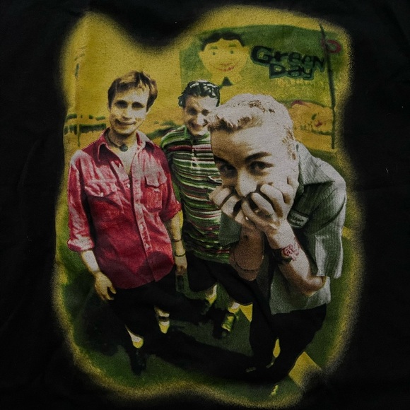 Wild Oats Vintage 1995 Green Day 'Insomniac' Album Promo T-Shirt – Rare Band Tee - Picture 2 of 7